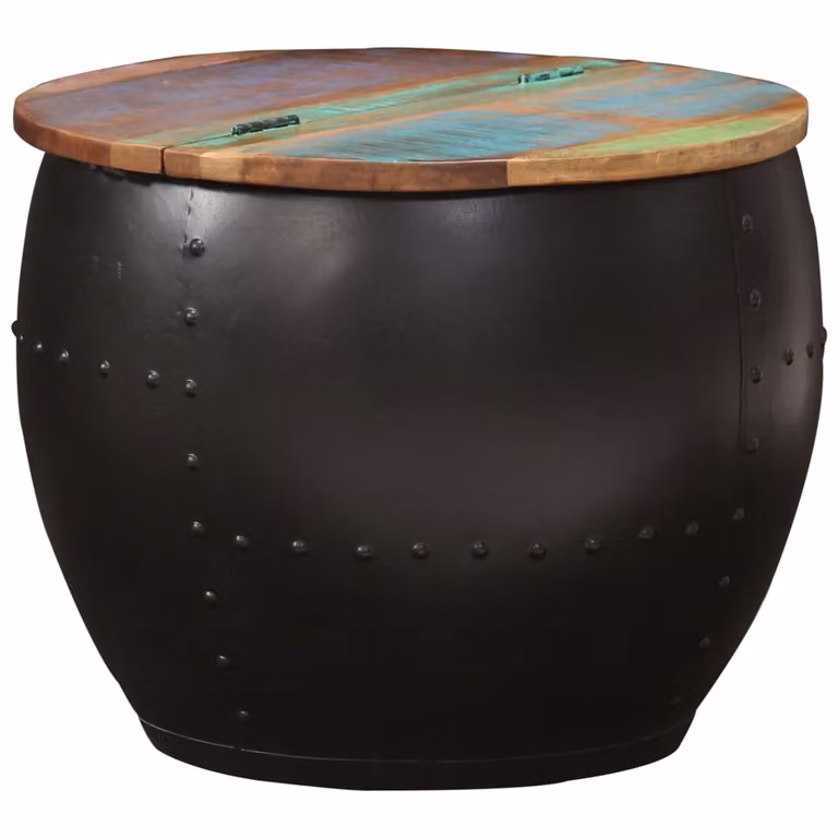 Maison Exclusive - Tavolino 53x43 cm in legno massello di recupero