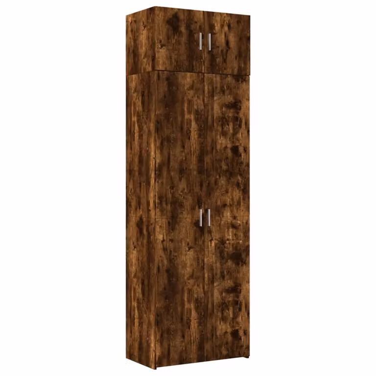 Armadietto Rovere Fumo 70x42,5x225 cm in Legno Multistrato