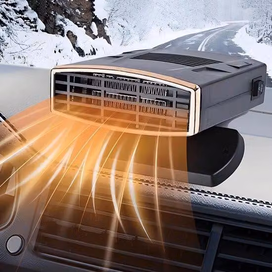 Riscaldatore per auto a 12 V – Sbrinamento rapido, orientabile a 360°