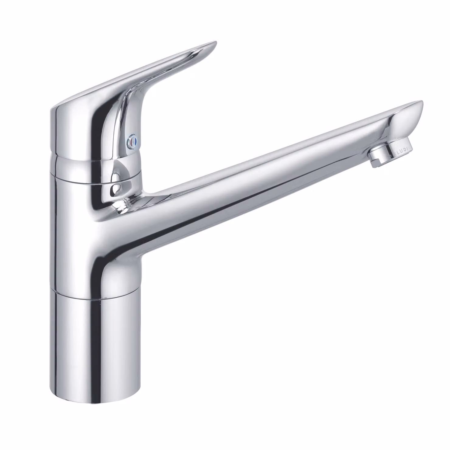 KLUDI OBJEKTA Mitigeur monocommandé d'évier à baïonnette, levier fermé, chrome, 325780575, 325780575