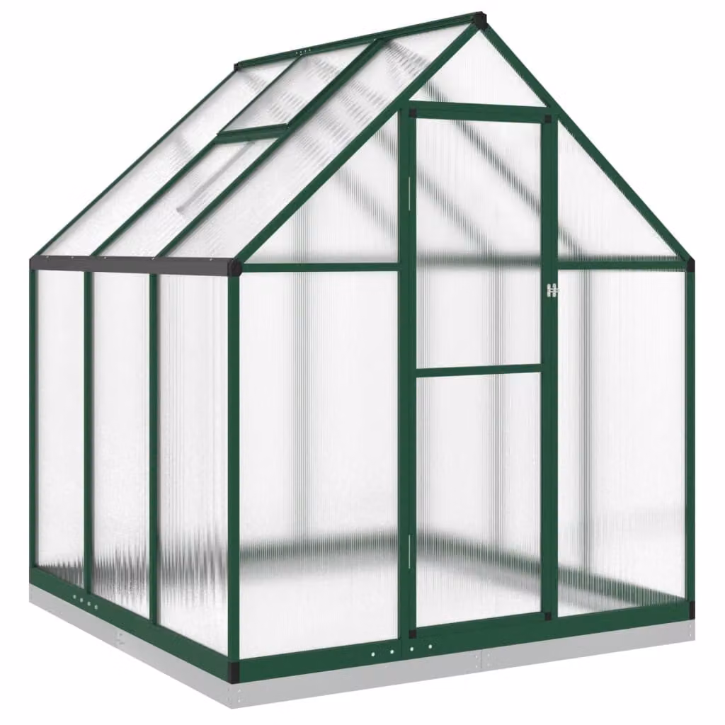 Telaio Serra con Base Verde 169x169x202 cm in Alluminio