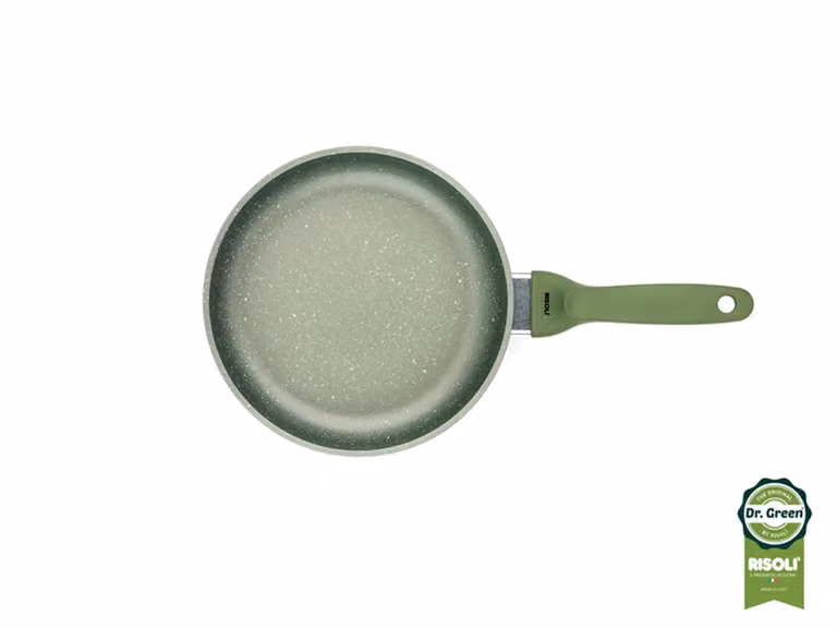 Padella Dr. Green ad induzione in alluminio pressofuso con manico in bakelite, diam. 24cm