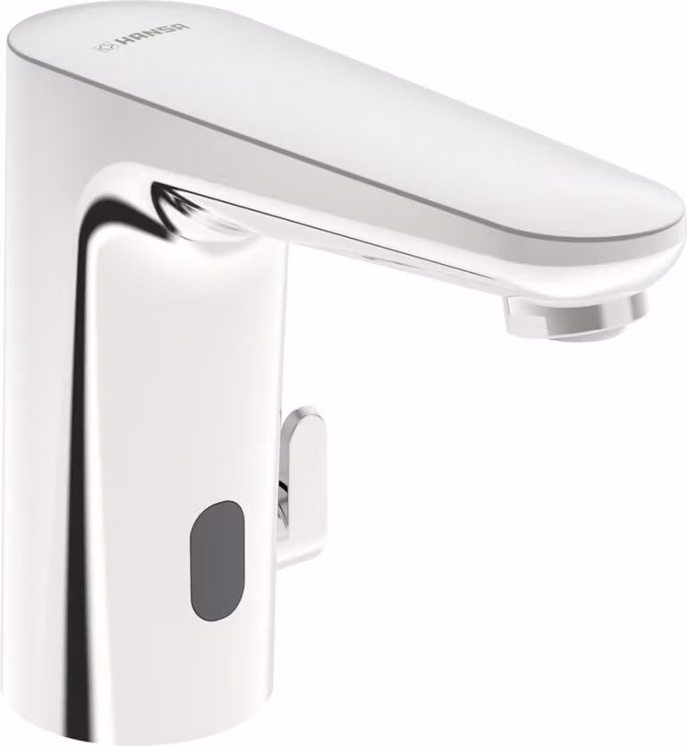 HANSA HANSAELECTRA Mitigeur de lavabo, 230/9 V, Bluetooth, avec capteur, chrome, 91002009, 91002009