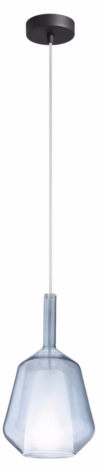 Sospensione PIREX in vetro Acquamare 1XE27 18 cm