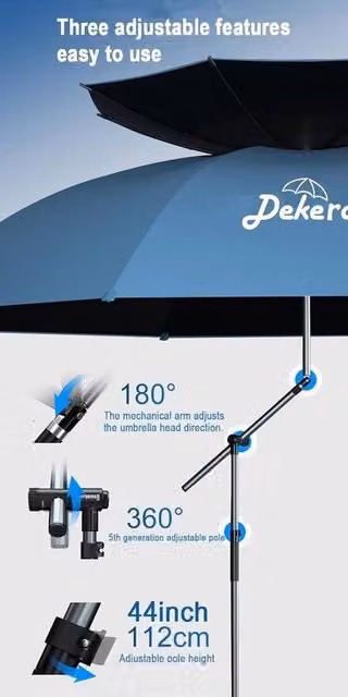 Schermo per mare con base in terra - Resistente al vento fino a 220 cm - Protezione UV 50 stabile