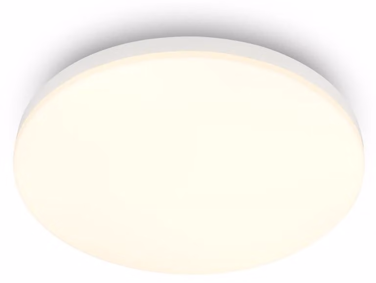 Briloner Plafoniera Ø26cm rotonda 18W 1850lm 3000K bianco caldo bianco - Lampada soffitto soggiorno camera da letto cucina corridoio