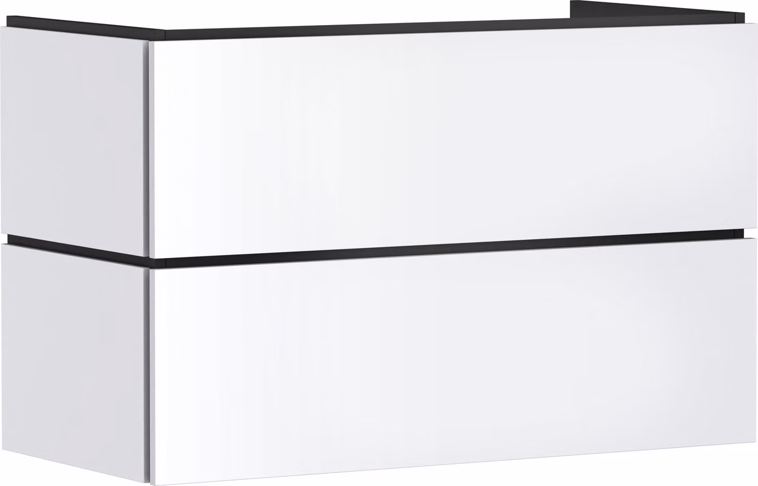 hansgrohe Xilesa E Meuble sous-lavabo pour lavabos, 2 tiroirs PushOpen, 980x470x620mm, 54297700, 54297700