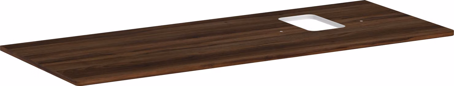 hansgrohe Xelu Q Console avec découpe à droite, 1360x550, pour vasque à poser, avec trou pour robinet, 54124630, 54124630