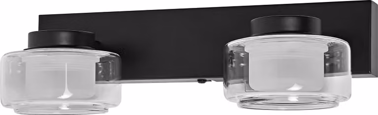 OSRAM ORBIS Flame lampada da parete e soffitto con LED, nero, 11W, 700lm, 3000/4000K, temperatura colore regolabile tramite interruttore a parete (bianco freddo/bianco caldo), protezione IP44 contro corpi estranei e spruzzi d'acqua