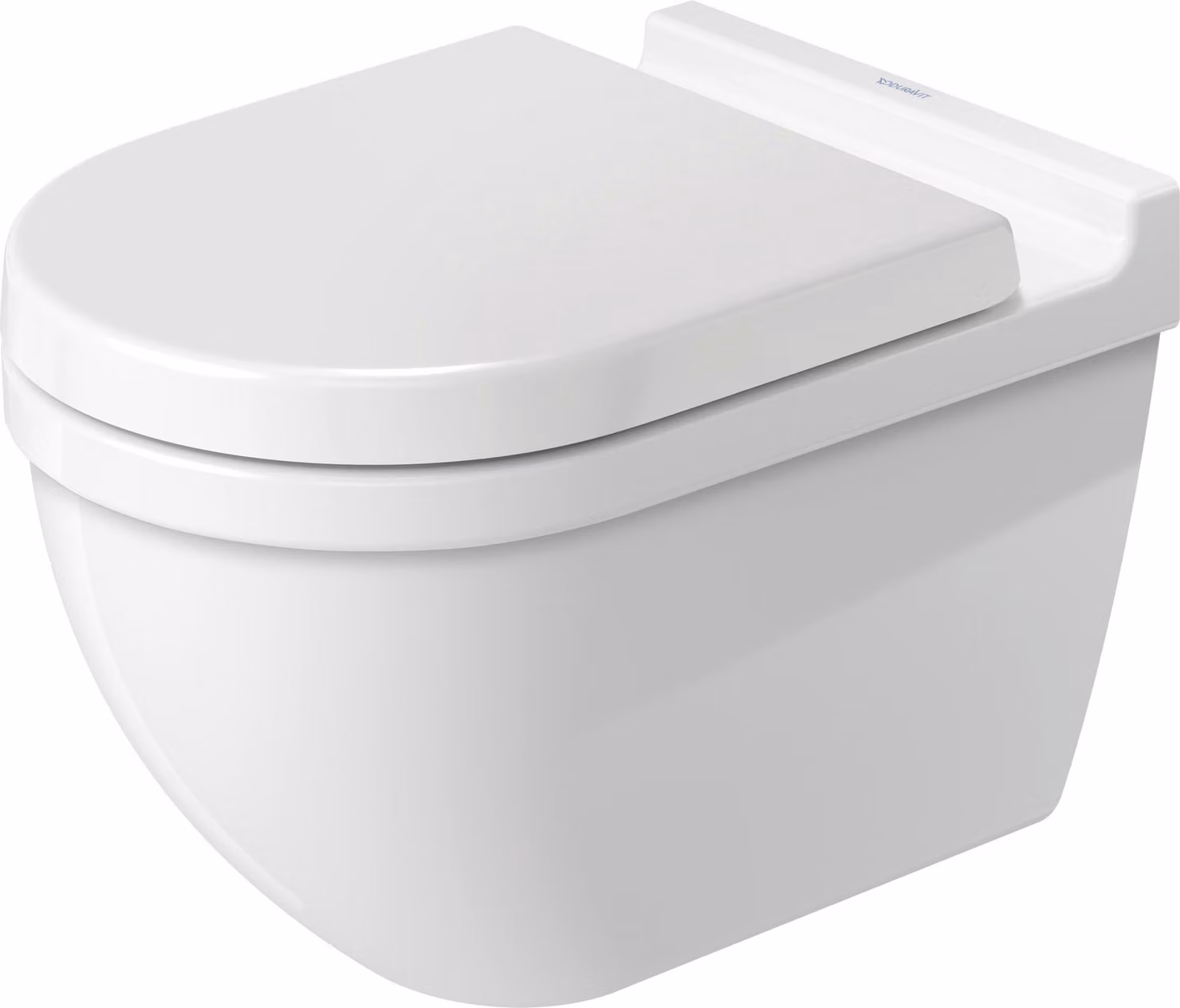 WC suspendu Duravit Starck 3 540mm WC à évacuation verticale, fixation cachée, blanc, 22250900001, 22250900001