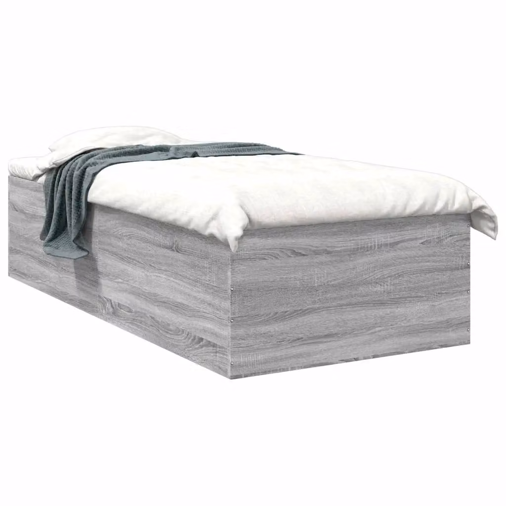 Struttura letto a pavimento Sonoma vidaXL grigio L: 80 cm, P: 200 cm, H: 203 cm – 2