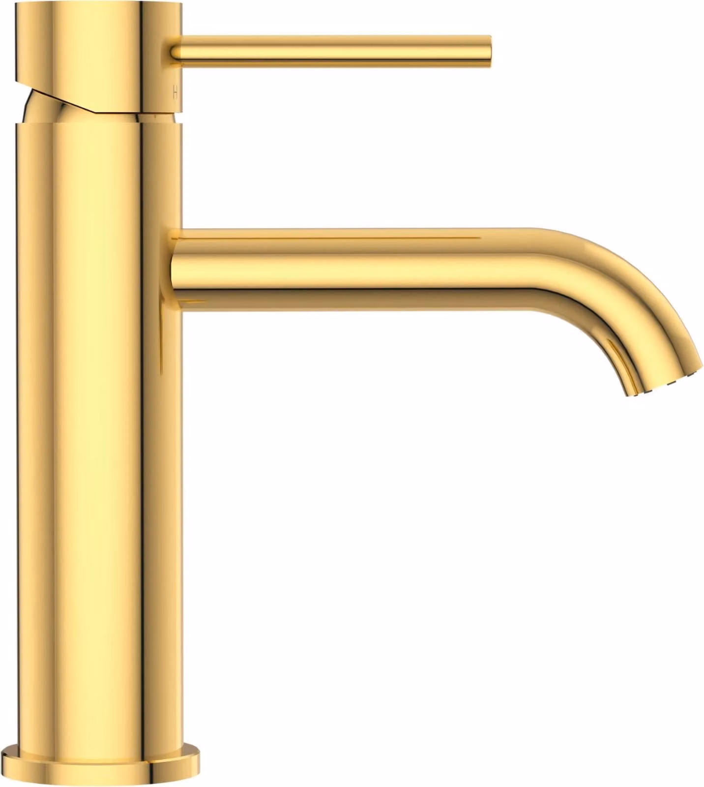 Miscelatore per lavabo BALNEO, modello CASCADE, colore: oro lucido