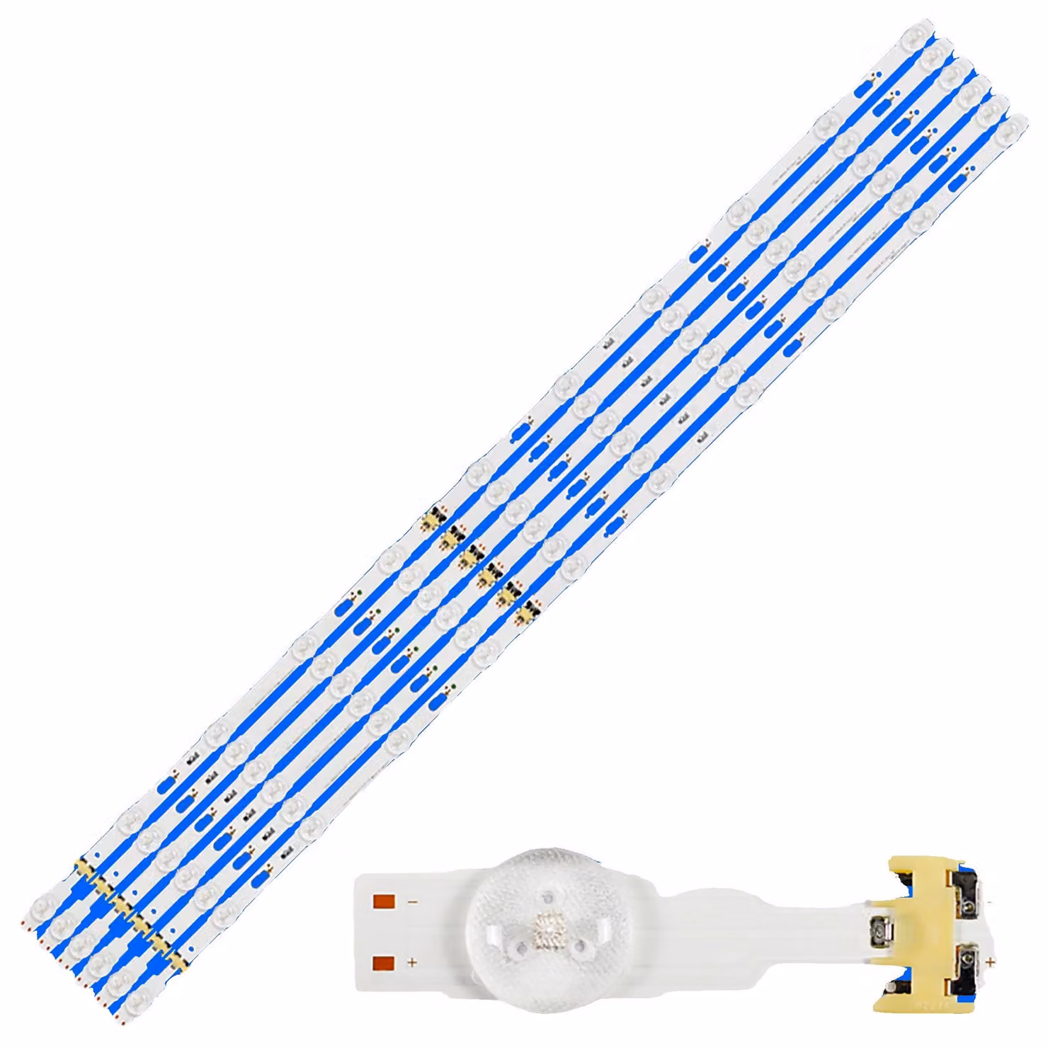Striscia di retroilluminazione a LED, lunghezza 973 mm, tensione 3 V, 11 LED per striscia, modello compatibile BN96-34793A, modello BN96-34794A