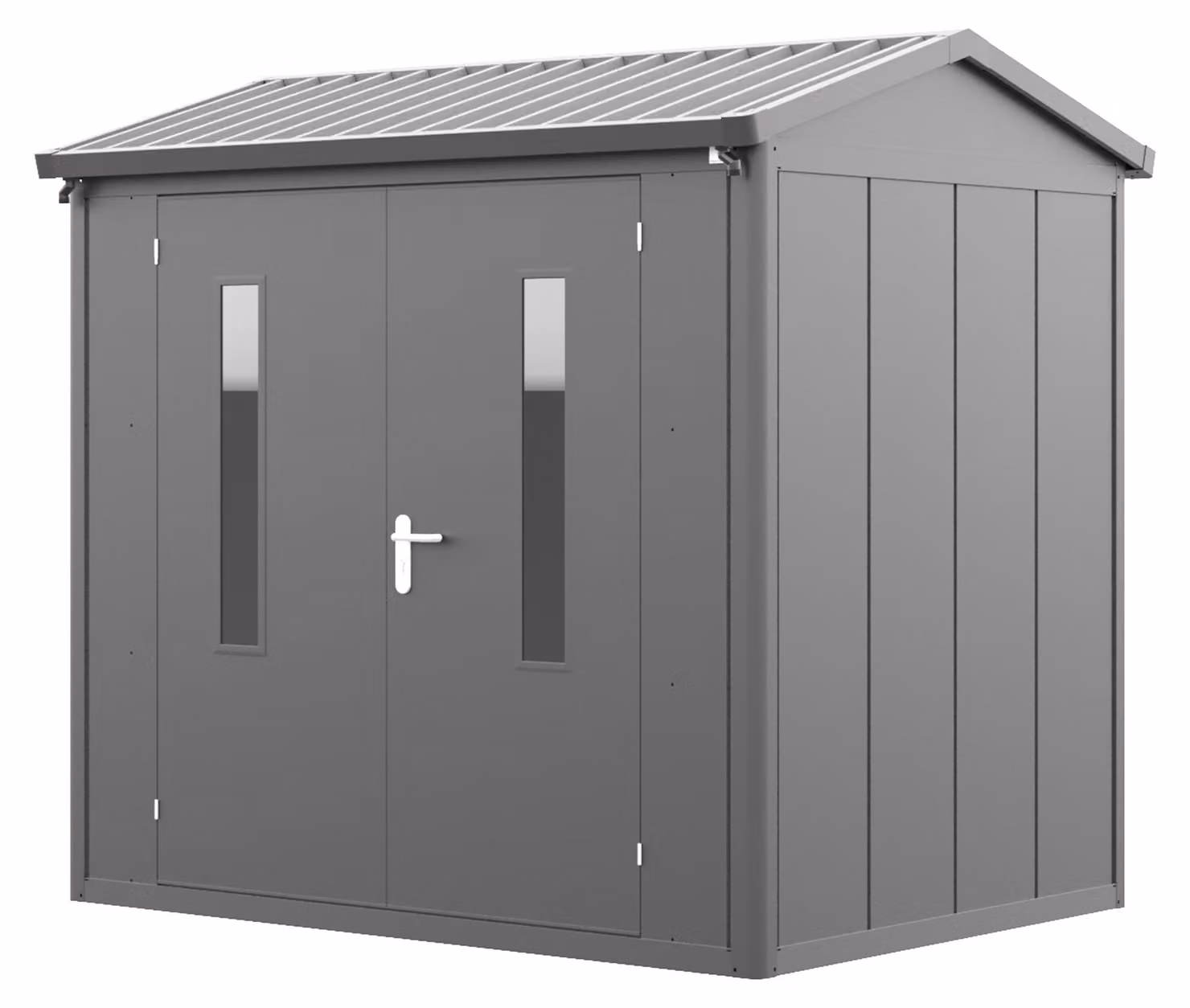 GFP Primeyard Casetta da giardino metallo 228x180x231 cm Armadio da esterno per attrezzi antracite