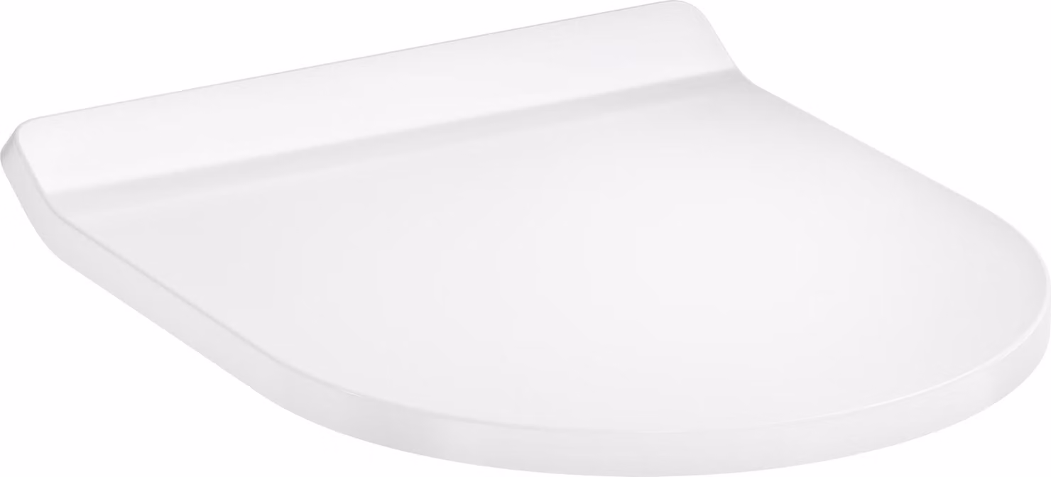 hansgrohe EluPura S Siège de WC Slim, SoftClose, QuickRelease, fixation en haut, blanc, 60200450, 60200450