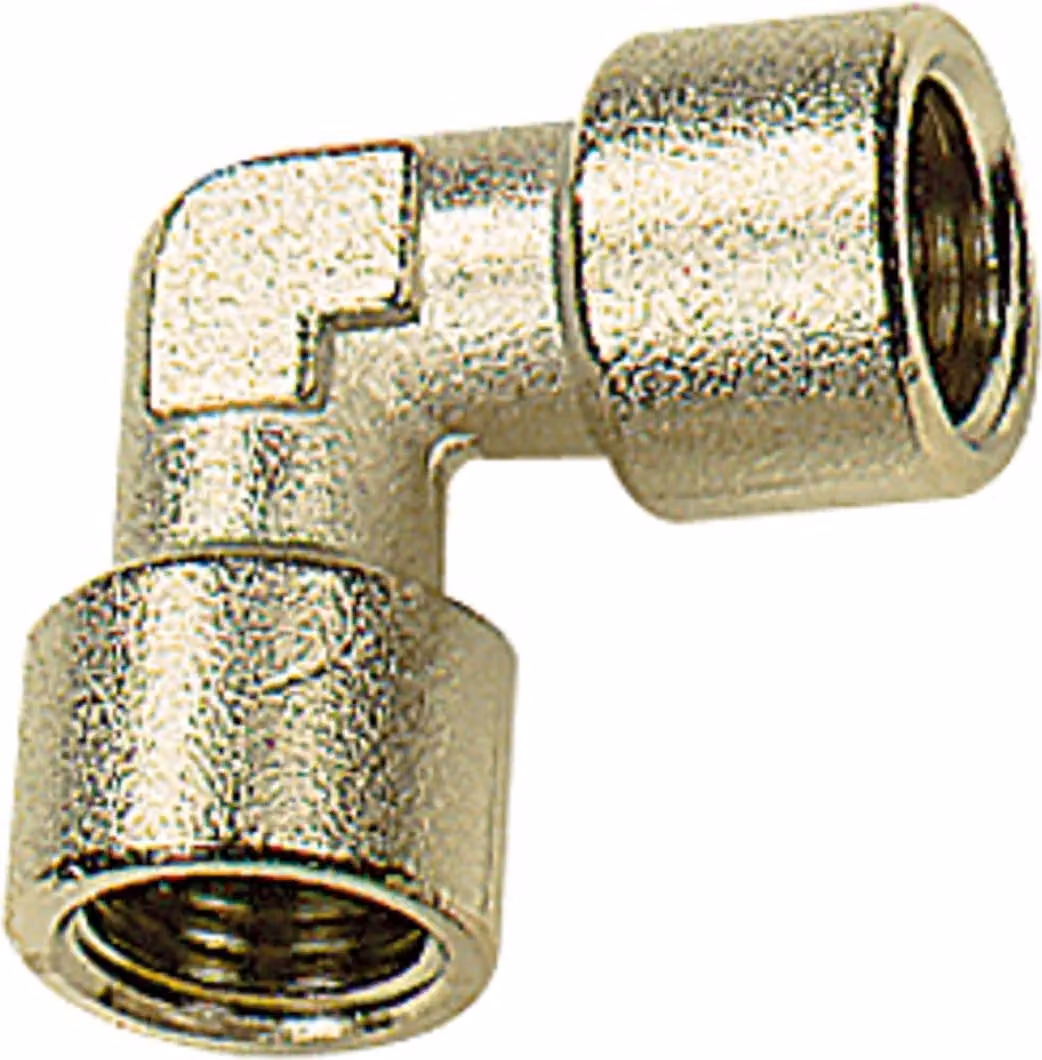 Gomito Riegler, interno/interno, G 1, SW 30, ottone nichelato