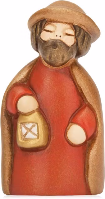 Presepe Classico Thun in ceramica rosso