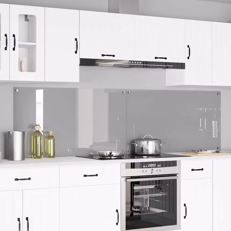 Set di 2 schienali da cucina vidaXL Grigio chiaro L: 110 cm, H: 60 cm