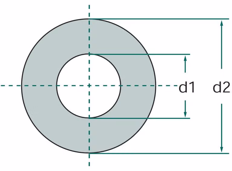 Rondelle Reyher KU 5,5x30 zincate (200 pezzi)