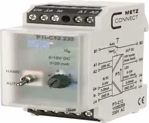 METZ CONNECT PTi-C12 230 V AC Convertitore seriale/Ripetitore/Isolatore Verde (11050208)