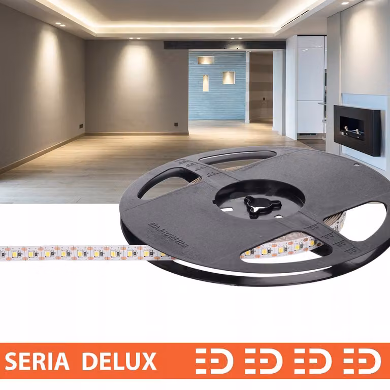 Striscia LED Prescot, luce bianca neutra, 100 LED al metro, lunghezza 5 metri, 12V