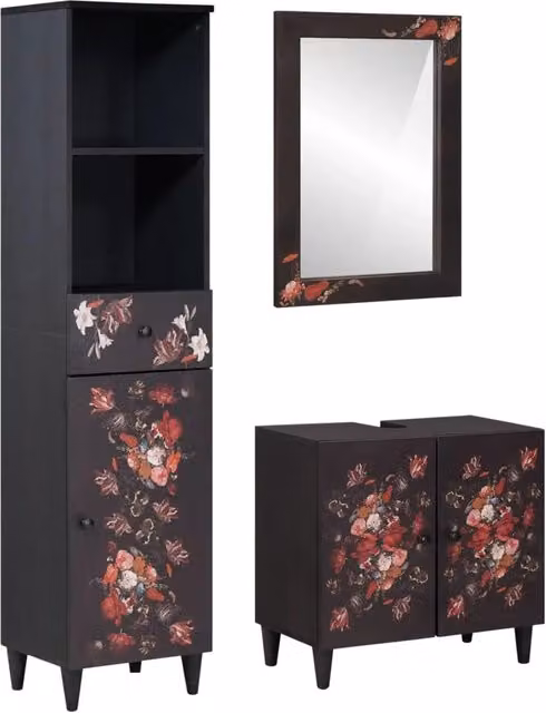 Set di Armadi da Bagno 3 pz Legno di mango massello 3310142