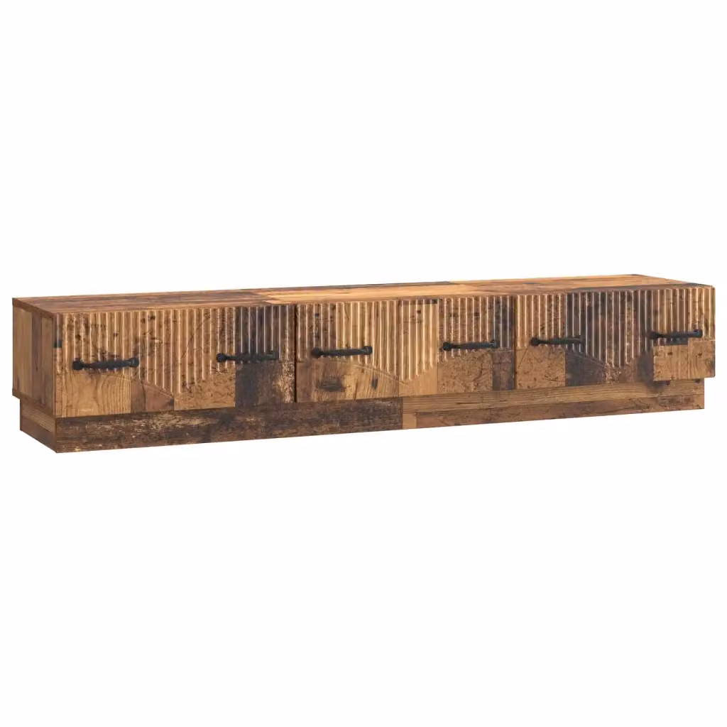 Mobile TV moderno in legno color marrone con finitura opaca DESIGN IN L 147 x P 34,5 x H 27 cm – 2