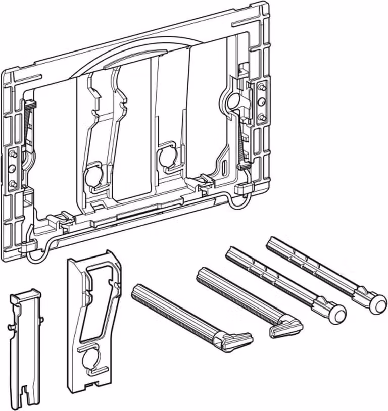Set di conversione Geberit per montaggio senza attrezzi, 1 pz.