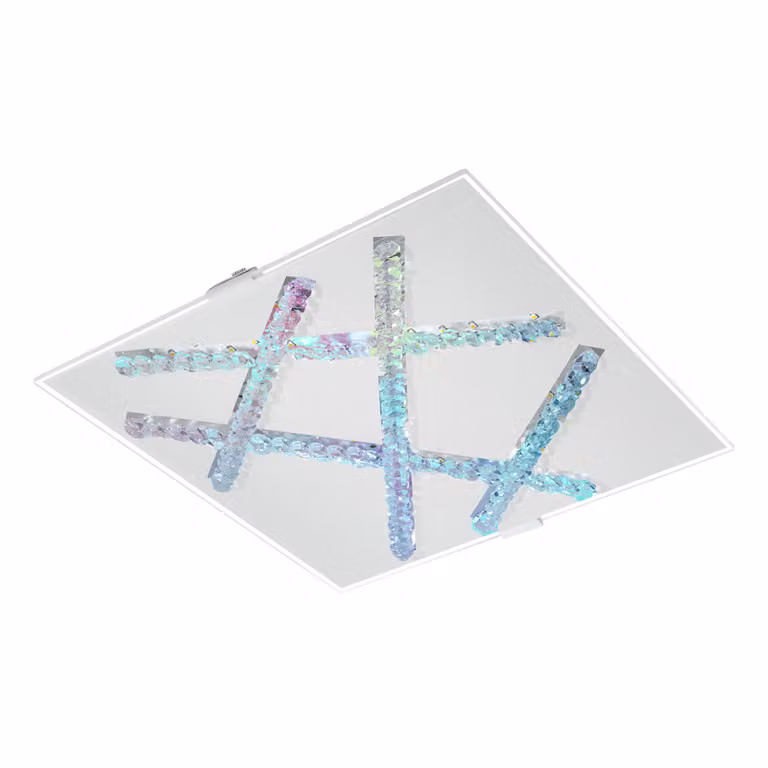 Eglo 93764 Sorrenta LED applique / plafoniera 9,7W acciaio bianco chiaro