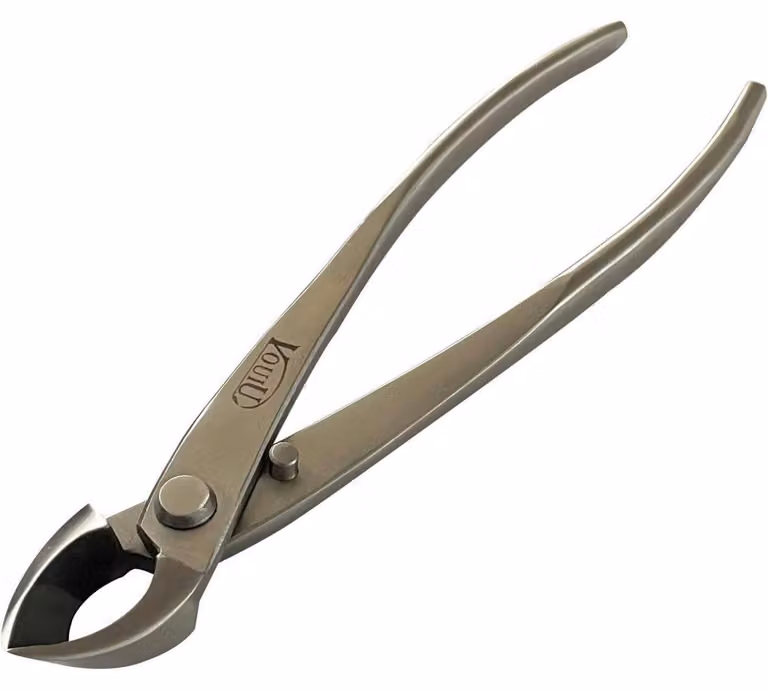 Konkaver Schneider da 20,3 cm per bonsai, in acciaio inossidabile, lunghezza 210 mm