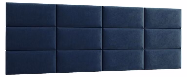 Set di pannelli imbottiti 240x90 VALERIO - blu