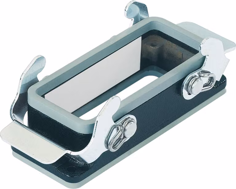HARTING Han 16B M Custodia di montaggio bassa con 2 staffe trasversali - 1 pezzo