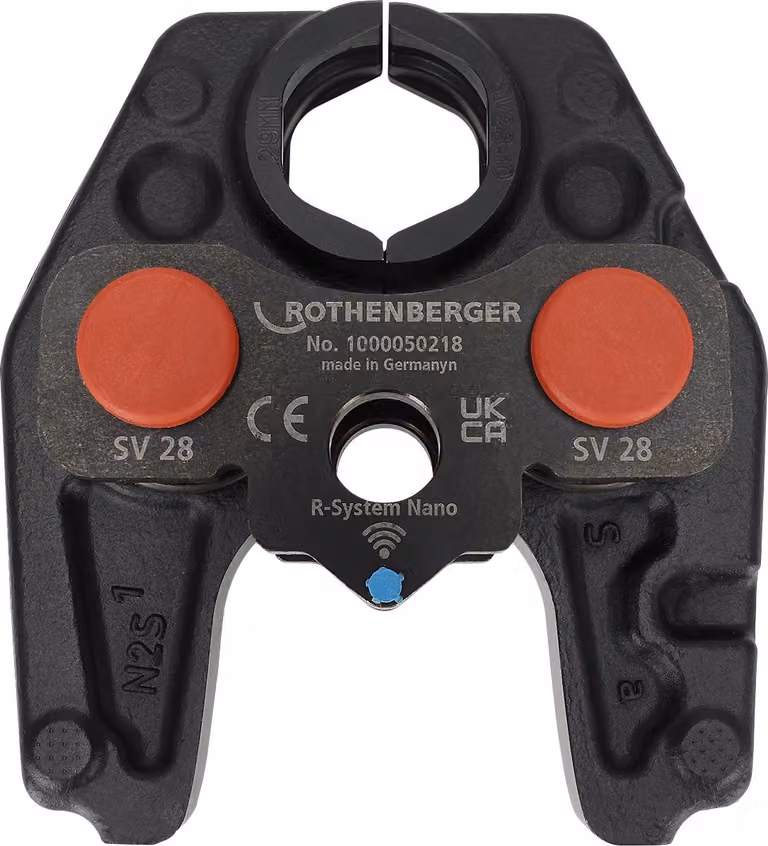 Ganascia di pressatura Rothenberger (32 kN larghezza nominale 28 mm tipo SV / acciaio speciale) - 1000050218