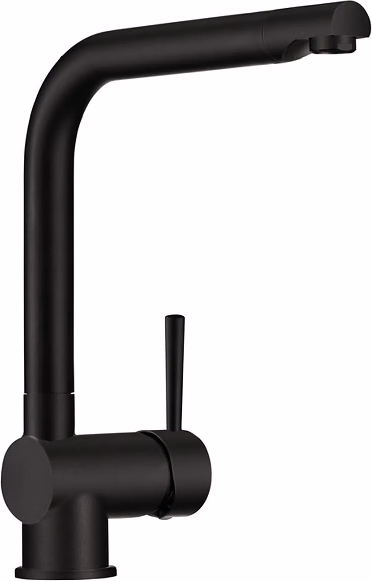 NABER DRIVE 1 miscelatore monocomando nero opaco con bocca fissa / alta pressione