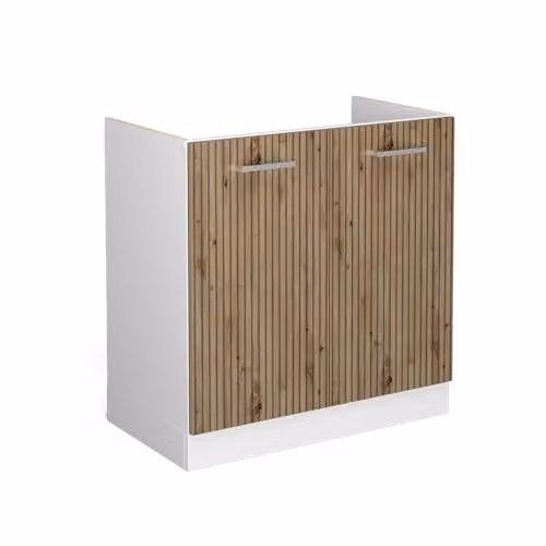 Vicco Mobile lavello cucina R-Line, Rovere artigianale, 80 cm