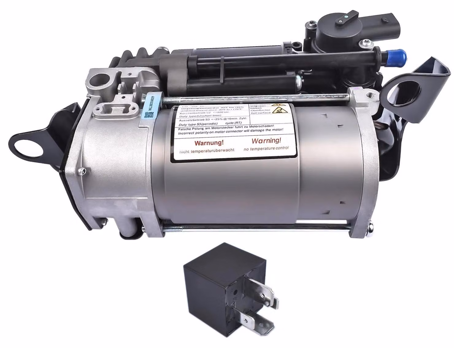 Compressore per sospensioni ad aria - Per Mercedes Classe E W212, Classe S S212, Classe CLS C218, Classe X218 - Con relè - Ricambio originale OEM 4154033230 2123200104 0025427219