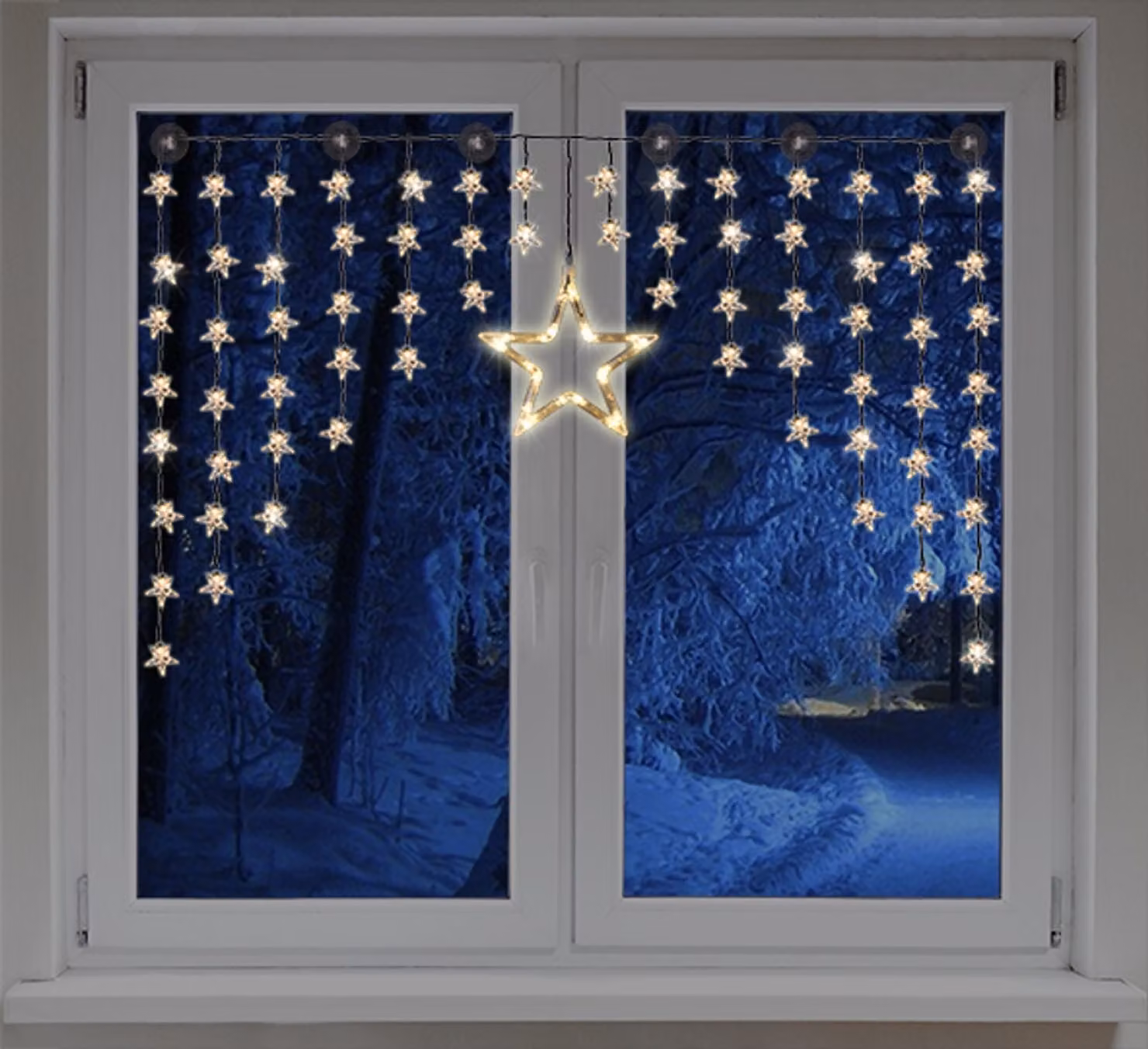 HI tenda luminosa stelle Fairy 90 LED