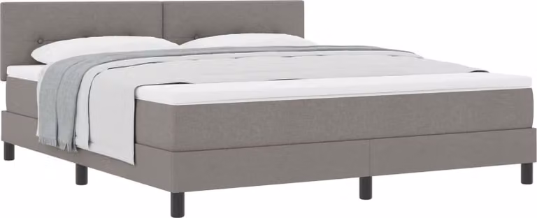 Letto a molle con testiera Talpa 180 x 200 cm Tessuto