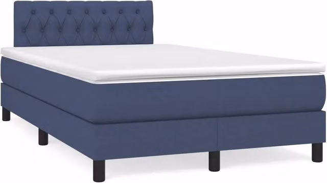 Giroletto a Molle con Materasso Blu 120x190 cm in Tessuto 3269750