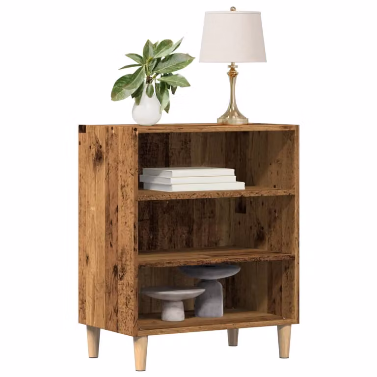 Credenza vidaXL in stile legno antico color marrone in MDF, L: 57 cm, P: 35 cm, H: 75 cm