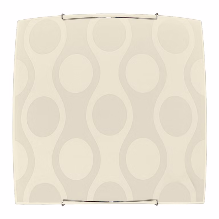 Plafoniera TAPSS 2xE27/40W, vetro beige L: 360, L: 360, H: 90, dimmerabile