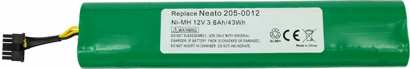 Batteria ricaricabile PowerSmart 3600mAh NiMH per NEATO Botvac 70e , 905-0306, 945-0129, 205-0012