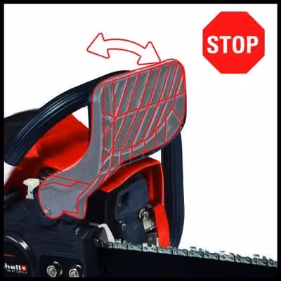 Motosega a gas Einhell GC-PC 1335/1 l rossa in metallo – 2