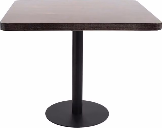 Tavolo da Bistr¨° Marrone Scuro 80x80 cm in MDF