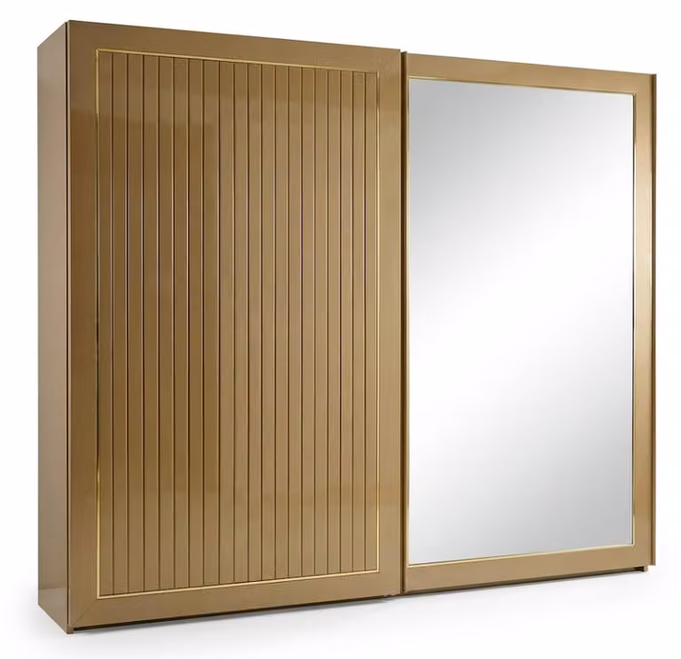 Hochwertiges Schlafzimmer-Set mit Bett, Schrank, Schminktisch & Hocker
