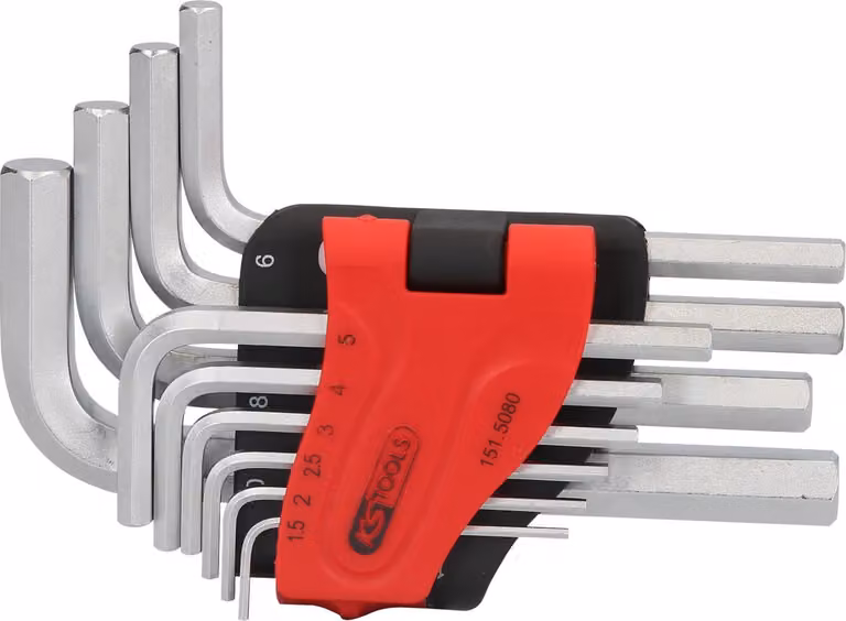 KS Tools 151.5080 chiave esagonale 10 pz