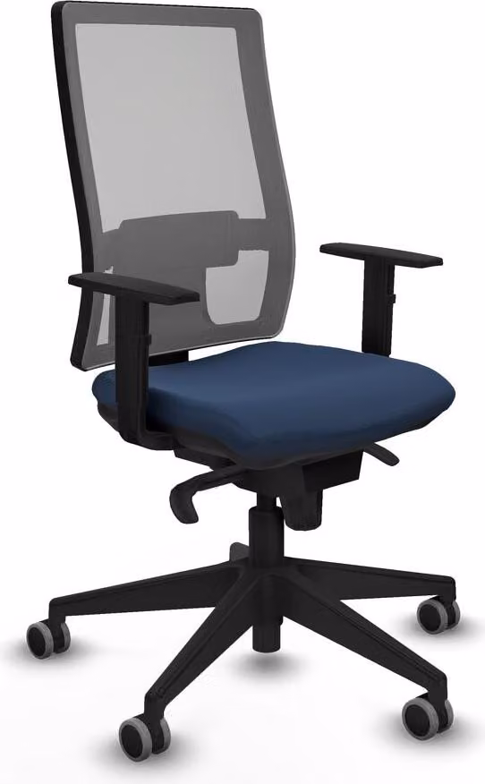 Sedia da ufficio Piqueras y Crespo 1D066G0 blu navy