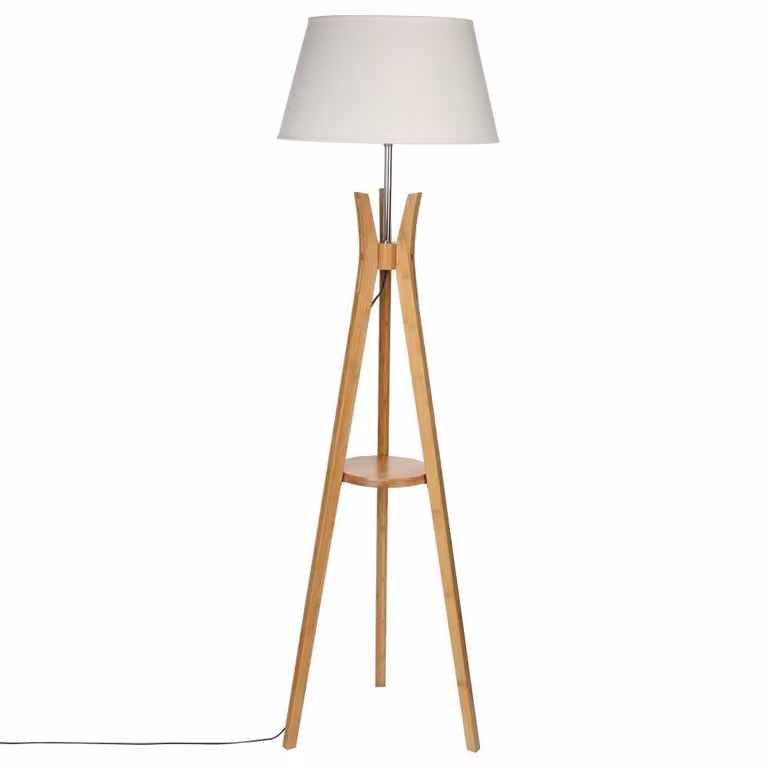 Lampada da terra bianca KALO, 156 cm