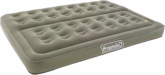 Letto matrimoniale confortevole per 2 persone - letto per ospiti in velour - materasso gonfiabile per due persone per campeggio - escursioni - trekking - festival - 188 x 137 x 22 cm - 295 kg