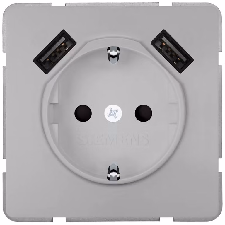 SIEMENS SCHUKO con 2 porte USB